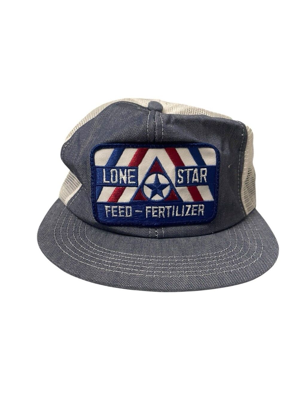 Vintage 60s 70s Lone Star Feed Fertilizer Trucker Hat K Products Made In USA